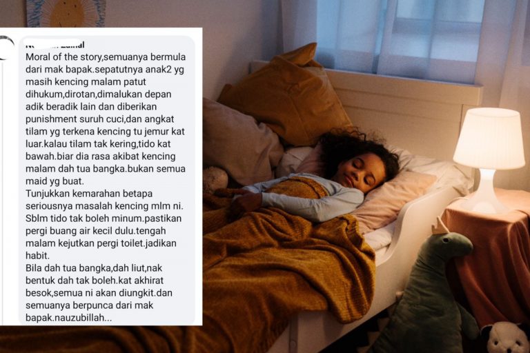 “Tolong jangan hukum, rotan anak yang kencing malam,” – Punca anak berahsia dan ada tekanan mental