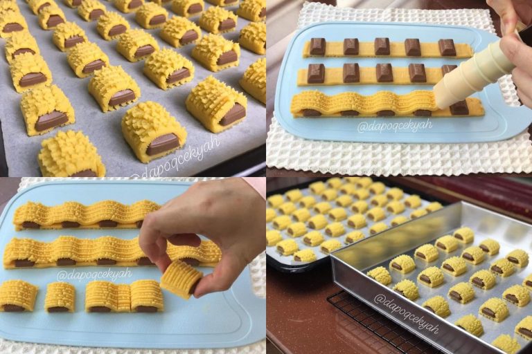 Resipi Tart Cadbury paling sedap. Tak sempat raya dah habis sebalang