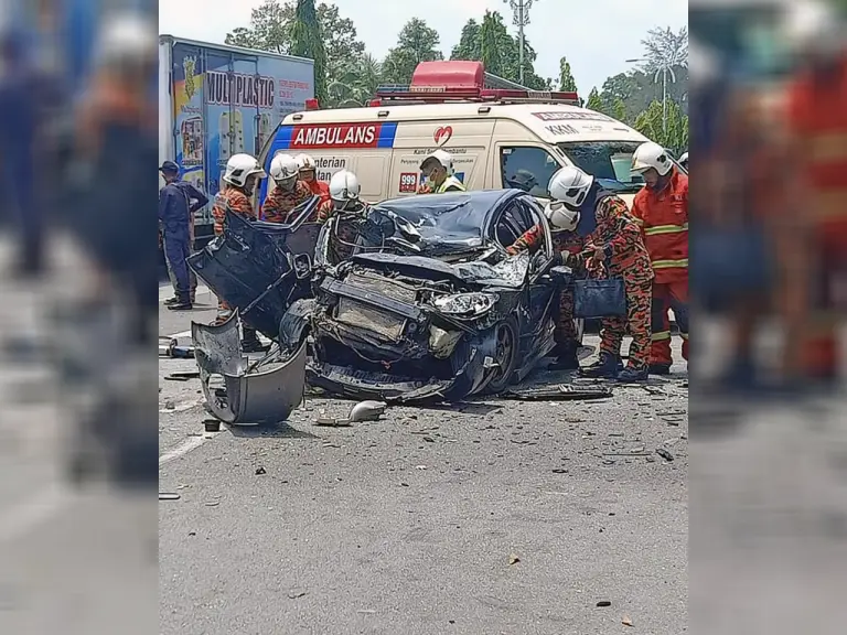 2 maut dalam kemalangan 3 kereta dekat Kuala Terengganu
