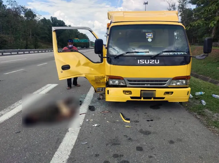Pemandu towing parah dilanggar motosikal