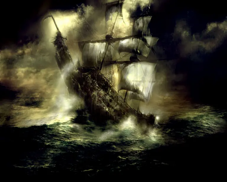 Legenda kapal hantu Flying Dutchman, kapal yang disumpah akan belayar di lautan buat selama-lamanya