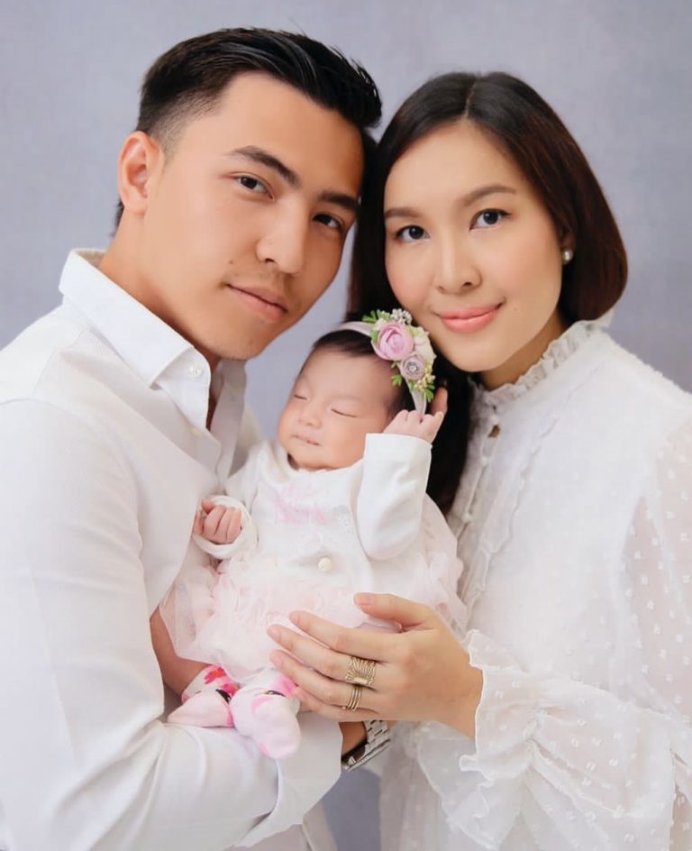 Harris Alif, Intan Ladyana dedah wajah dan nama anak