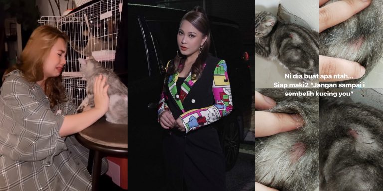 Janna Nick berang kucing peliharaan kena dera sampai bulu tercabut! Siap ugut nak sembelih