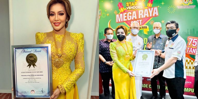 Ifa Raziah terima sijil Malaysia Book of Records, acara jualan terpanjang 75 jam tanpa henti!