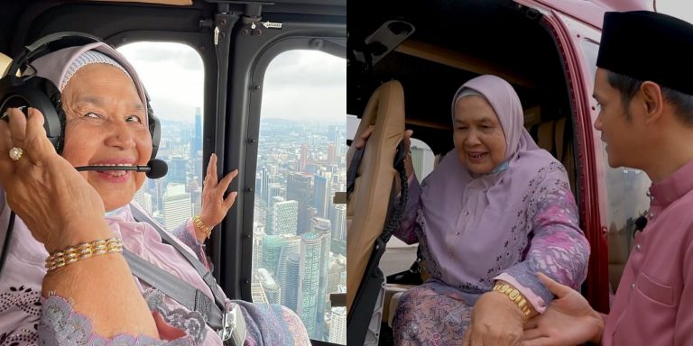 Nubhan bawa Mak Jenny keliling KL naik helikopter