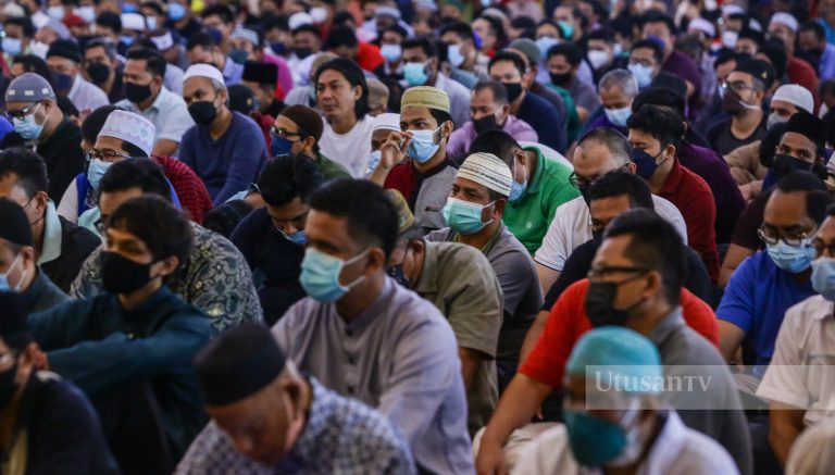 Pemakaian pelitup muka tidak lagi wajib di masjid, surau di Perlis