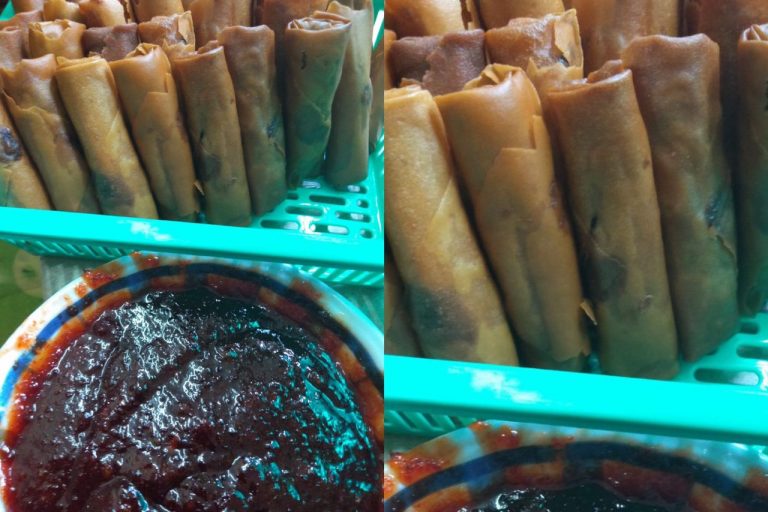 Kena tegakkan popia lepas goreng. Barulah dapat hasilkan popia sira rangup