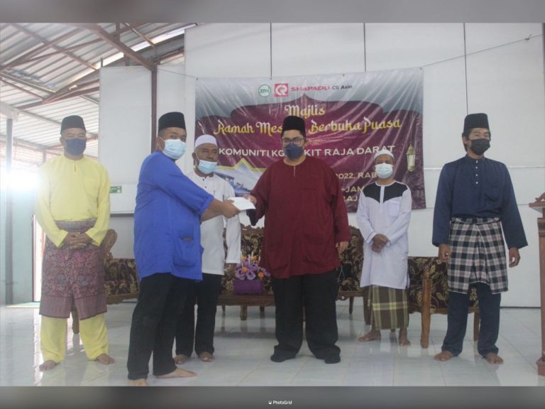 Shapadu CR Asia raikan masyarakat, asnaf dan anak yatim Kampung Bukit Raja Darat