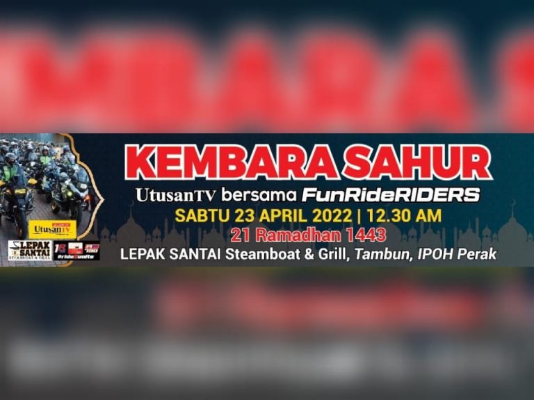 500 peserta sah sertai Kembara Sahur UtusanTV Sabtu ini