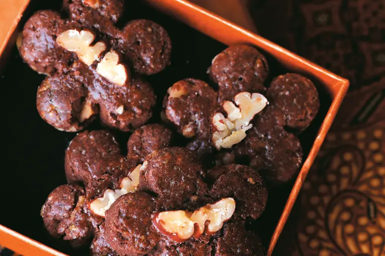 Resipi biskut coklat pecan
