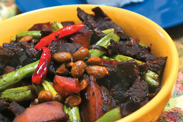 Resipi daging kicap taucu berkentang