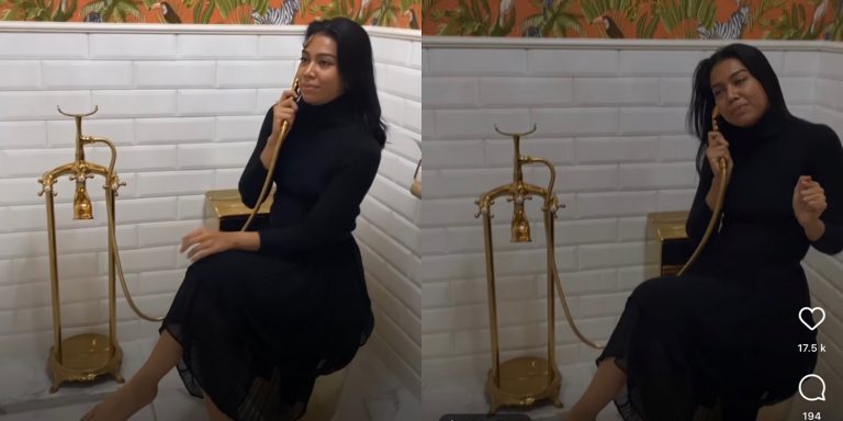 Netizen bengang Sharifah Sakinah samakan tandas dengan syurga