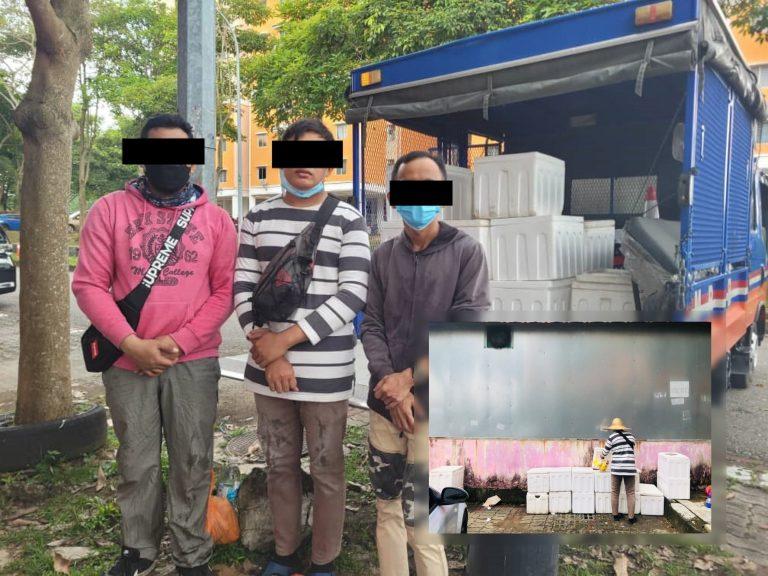 Tiga penjaja jeruk warga Indonesia ditahan di Bandar Baru Uda