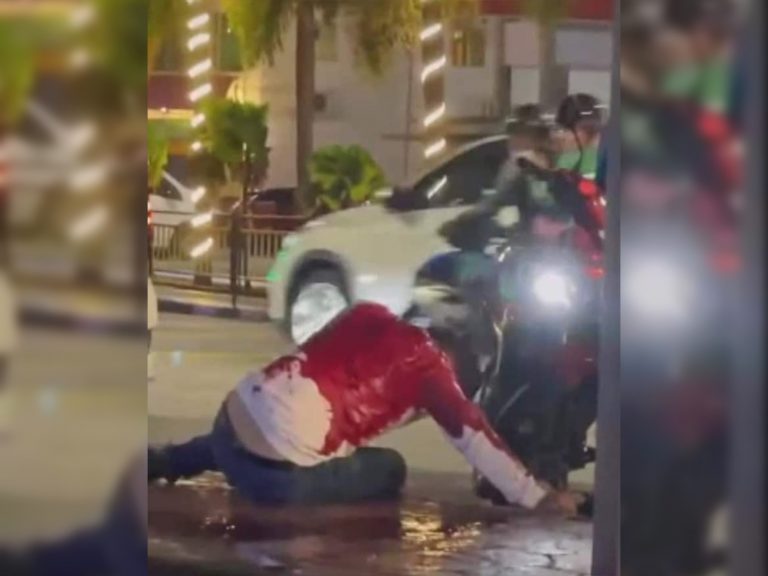 Lelaki maut dalam pergaduhan di medan selera, siap berparang