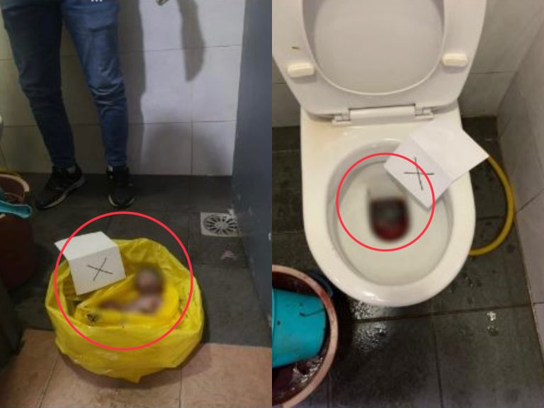 Rahsia buang janin terbongkar selepas mendapatkan rawatan akibat pendarahan serius