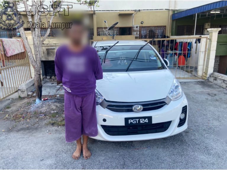 Pemandu Myvi Putih PGT 124 buat aksi ‘gila’ di MRR2 diberkas polis