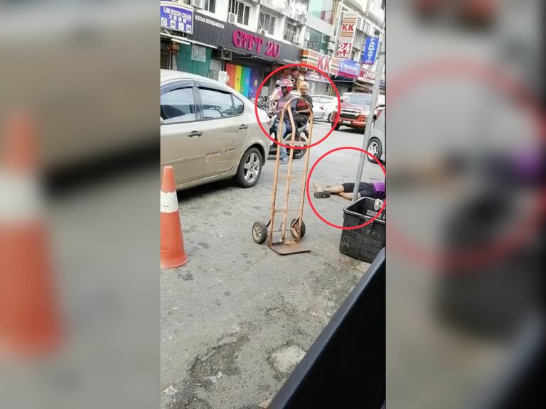 Lelaki terbaring rupanya kena pukul, samun