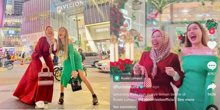 Netizen meluat lihat Vida & Lucinta Luna bergelak tawa di tengah bandar KL