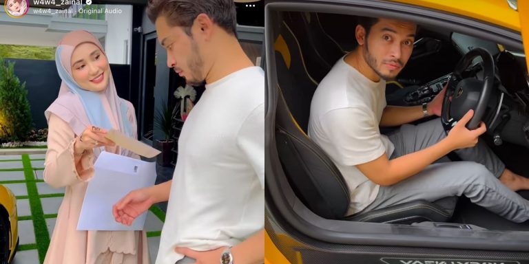 “Kau Punya Kereta”-Wawa Zainal hadiahkan Aeril Lamborghini