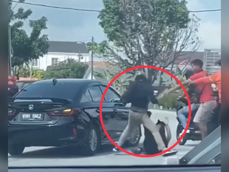 Lelaki pukul warga emas di tepi jalan diberkas polis