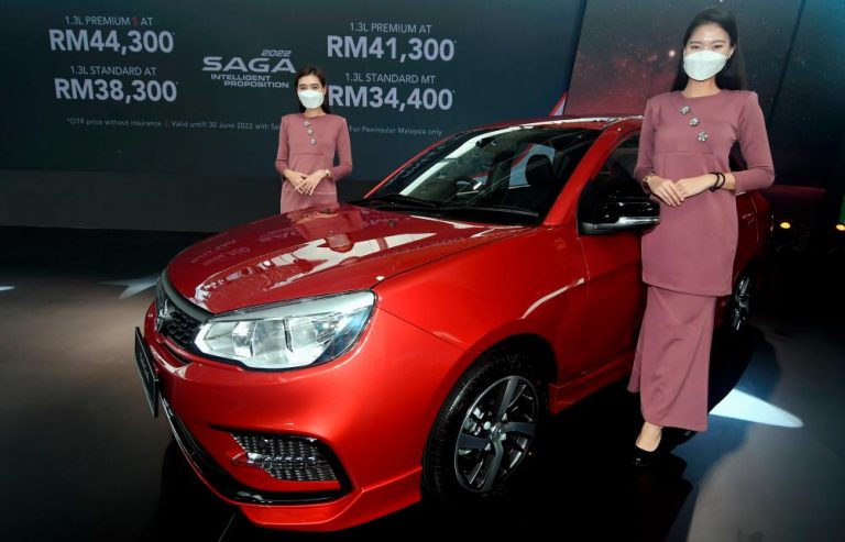 Proton Saga 2022, harga bermula dari RM34,400
