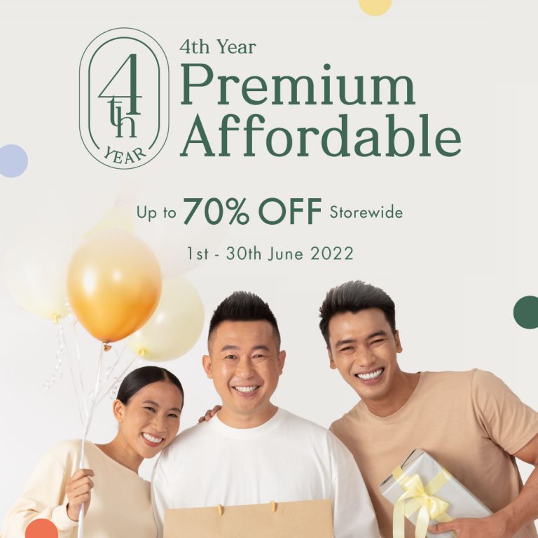 Oxwhite tawar diskaun sehingga 70 peratus sempena sambutan ulang tahun keempat