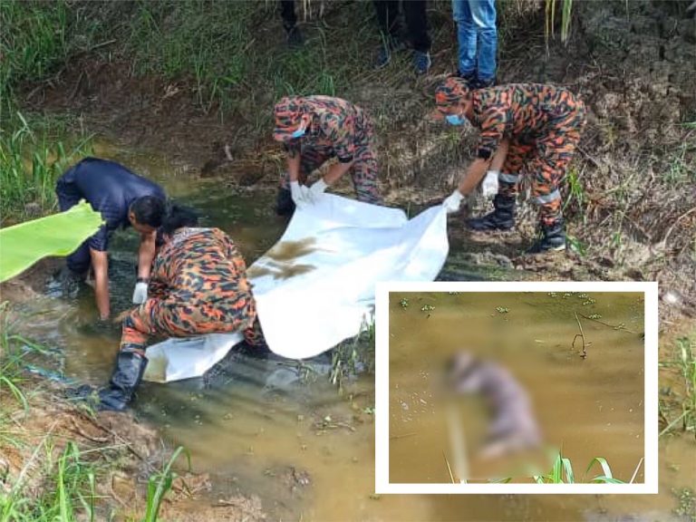Warga emas hilang ditemui mati di dalam parit