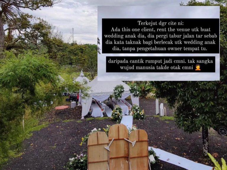 Rumput hijau bertukar batu hitam, akhirnya pemilik vila buka mulut