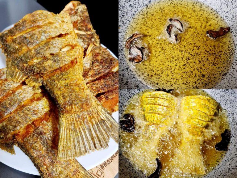 Petua goreng ikan tak melekat dan tak berbau hanyir