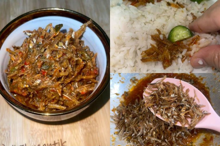 Sambal gesek ikan bilis rangup. Mudah nak buat tapi cukup padu