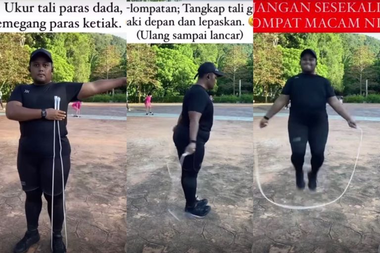 Kuasai cara lompat tali paling mudah, dapat elak kecederaan. Seakan terbang bak rama-rama