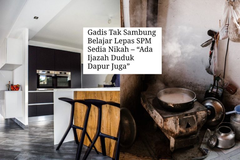 “SPM tak penting bang, gagal pun takpe,” – Ada ijazah duduk dapur juga. Jangan normalisasikan kegagalan!
