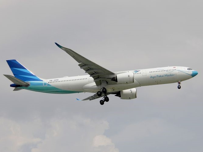 Garuda Airlines sahkan pesawat ke Palu alami gelora udara