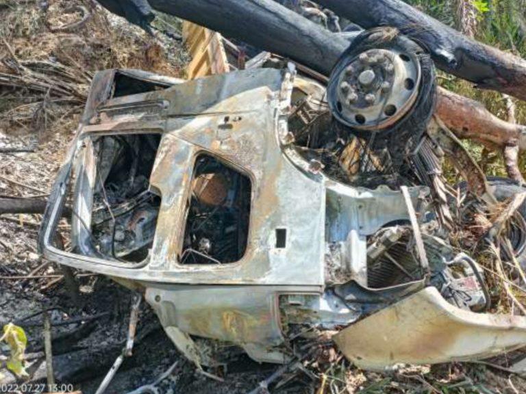 Ajal diesel tertumpah atas badan