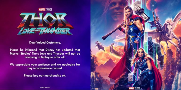 Thor:Love and Thunder tak ditayangkan di Malaysia