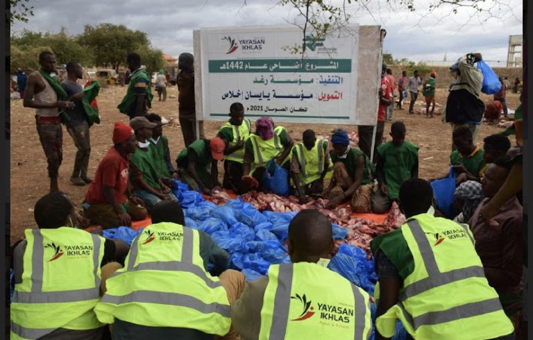 Persiapan Korban Yayasan Ikhlas di Afrika