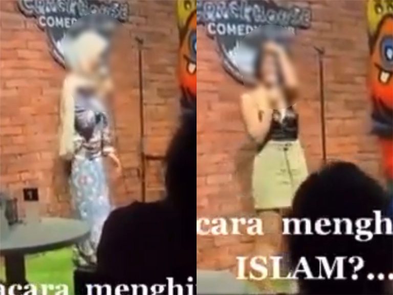 Teman lelaki wanita buka tudung, baju turut ditahan