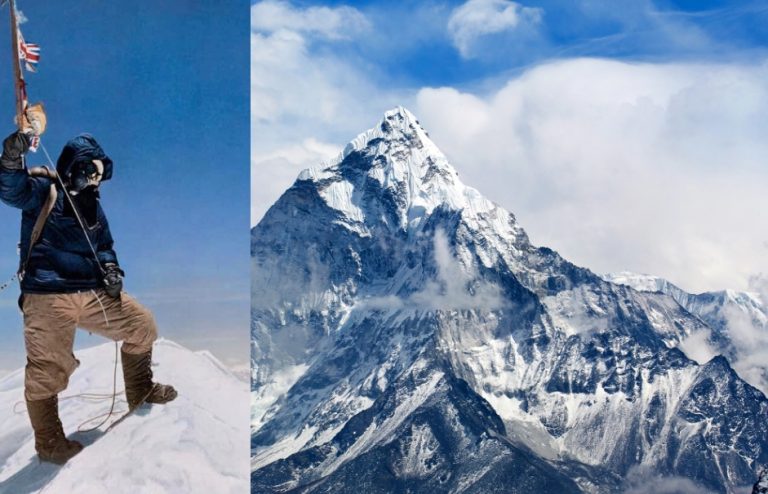 Ini manusia pertama yang jejak kaki di puncak Gunung Everest