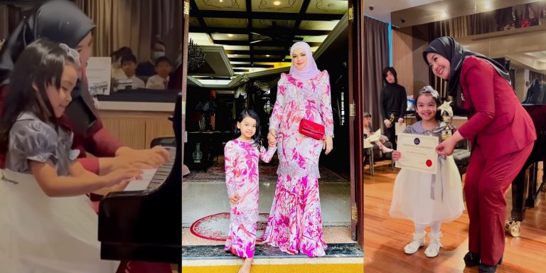 [VIDEO] “lentik-lentik jari tu…,” – Siti Nurhaliza sebak & bangga Aafiyah jadi pemain piano termuda