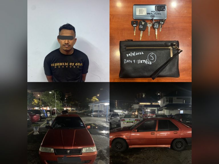 Lelaki Myanmar curi kereta lama sekitar Ampang ditahan