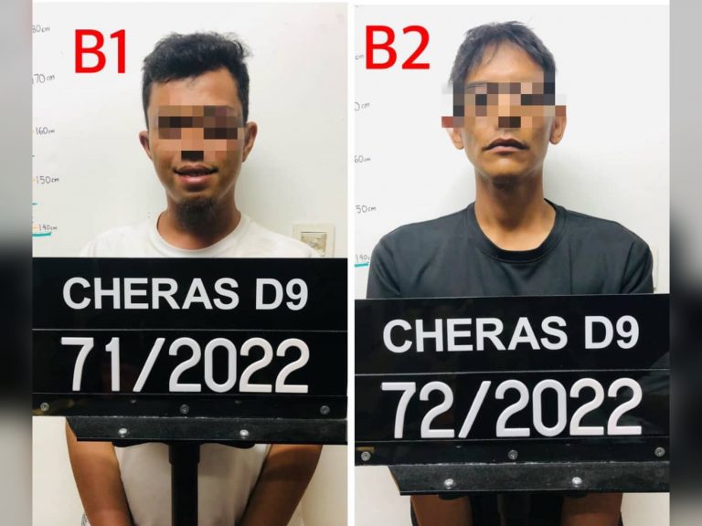 Dua penyamun kedai serbaneka sekitar Cheras diberkas