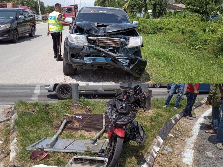 Mekanik maut tercampak 20 meter dirempuh Hilux