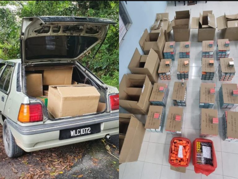 Lelaki dikejar polis tinggalkan cecair vape RM800,000 tepi jalan