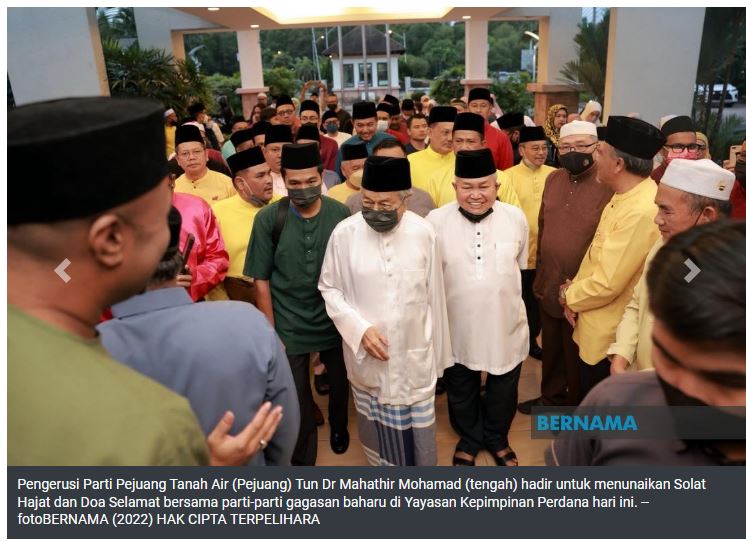 Tun M bakal tubuh gagasan baharu berteras agenda Melayu, Islam