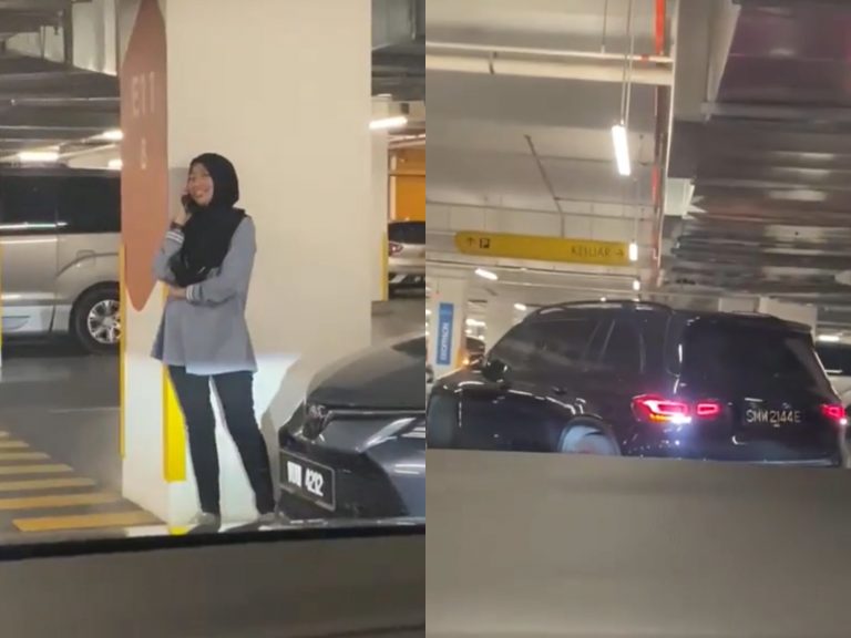 Wanita guna kereta Singapura cop parkir bikin netizen panas hati