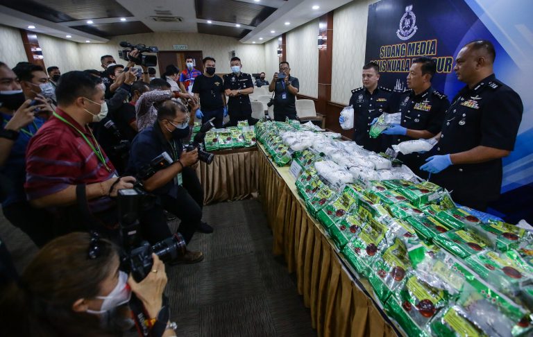 Polis rampas 236.88 kg syabu bernilai RM8.53 juta