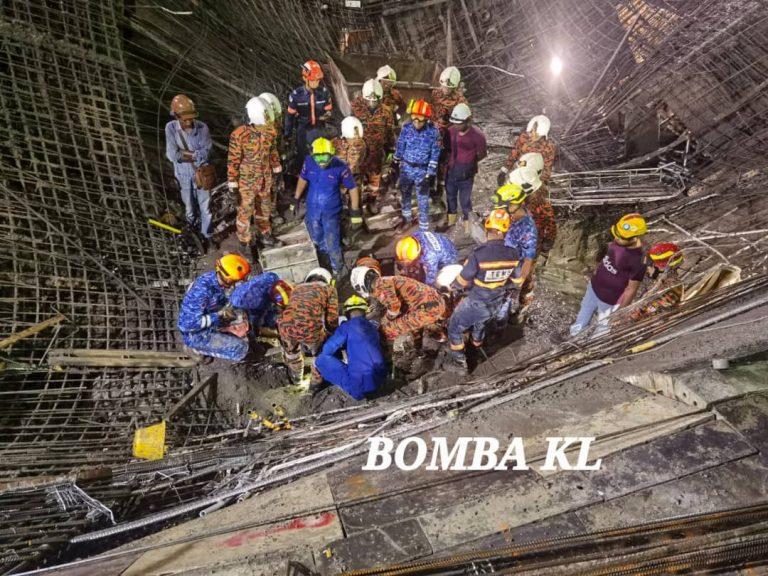 Pekerja maut tertimbus runtuhan konkrit di tingkat 51