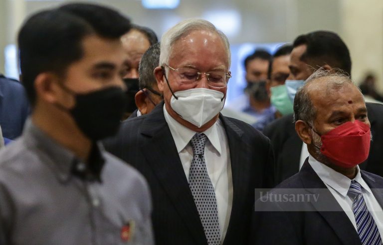 Najib tiba di mahkamah semakan keputusan kes SRC