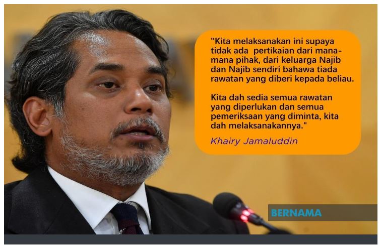 “Tiada layanan istimewa untuk Najib” – Tegas Khairy