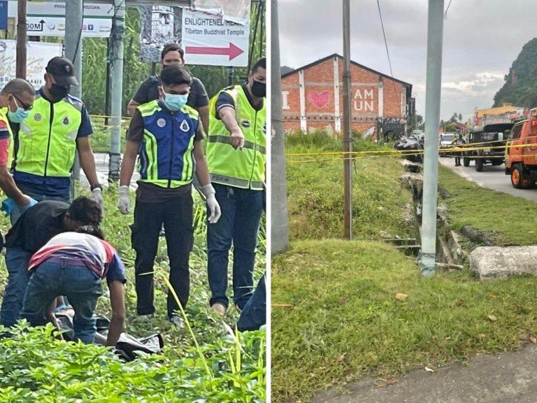 Polis jumpa mayat reput di lokasi kereta terbabas